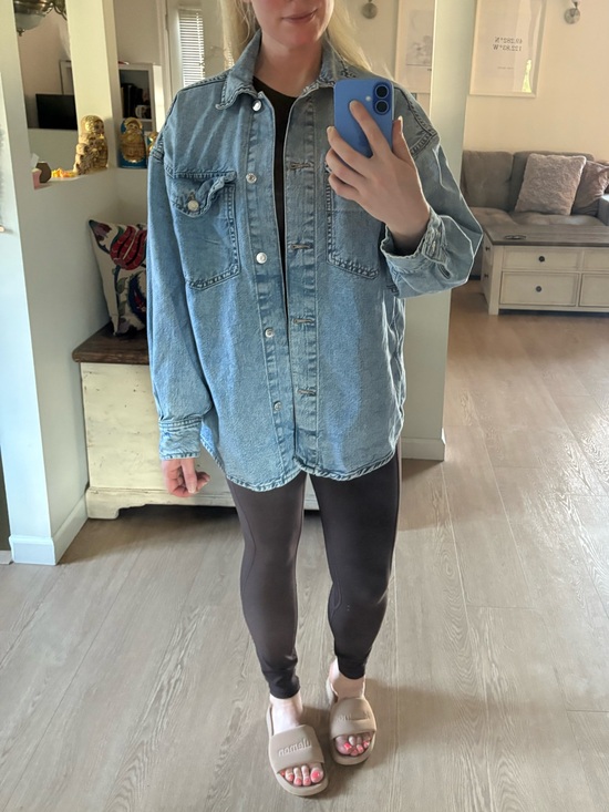 Gina Tricot Jackets & Blazers - Gina Tricot - denim utility shirt jacket